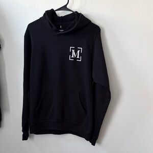 Men’s Black Hoodie with Logo